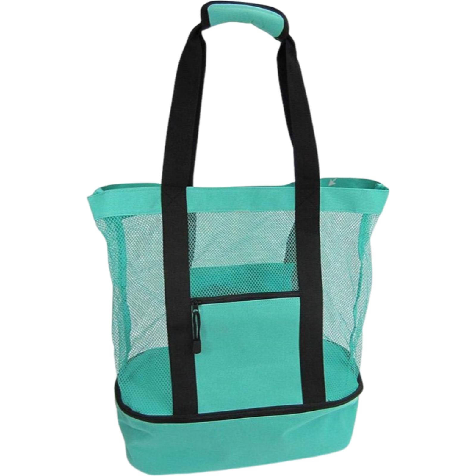 Дорожная сумка для пикника на открытом воздухе, пляжная термоизоляция и мешок для хранения свежего льда, сетчатая пляжная сумка, креативный многофункциональный мешок для льда One Size