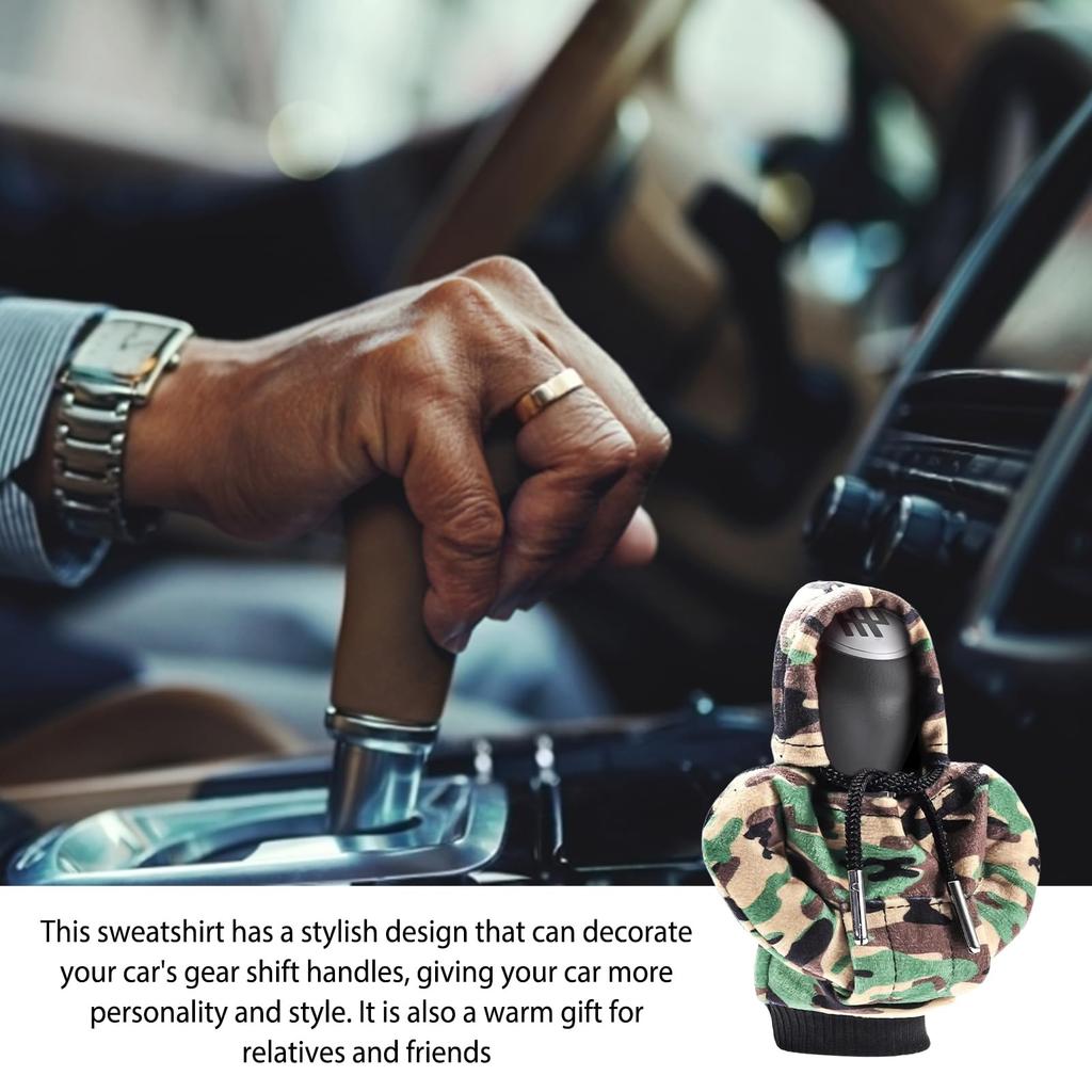 Car Shift Cover Shift Knob Cover Gear Knob Glove Car Shifter Hoodie Truck Gear