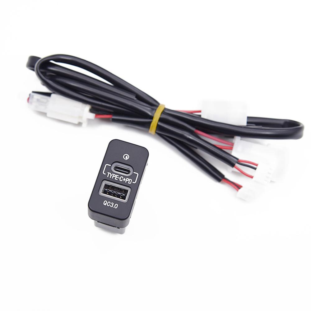 18W Car Charger Type-C+QC3.0 Fast Charging For Haval H6 M6