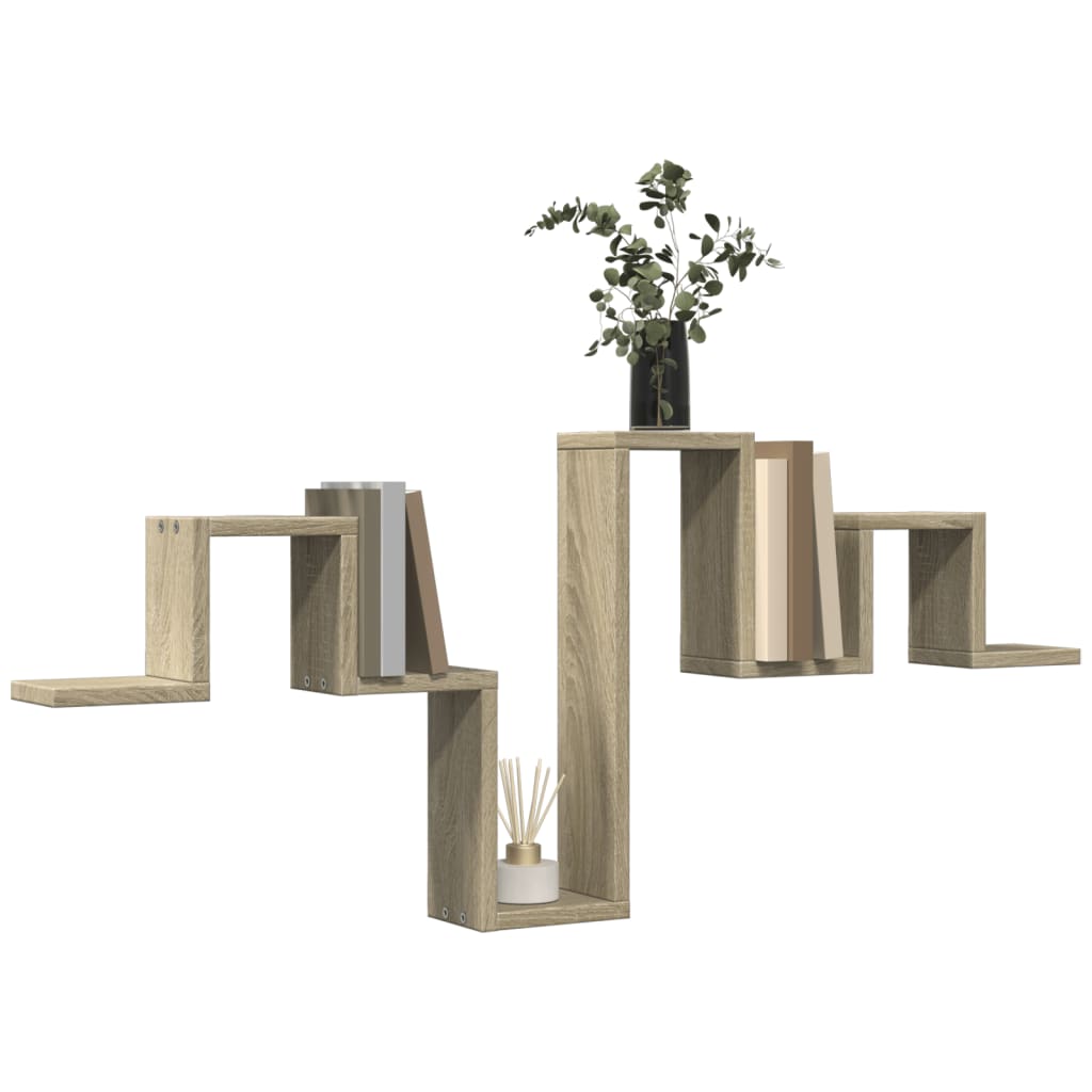 Irregular wavy creative wall shelf for hallway, bedroom, living room, bathroom, decorative display wall shelf, 104.5x10x43 cm