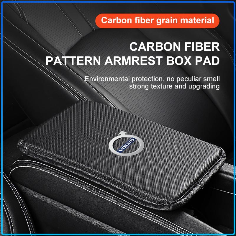 Car Central Armrest Pad Auto Center Console Arm Rest Seat Box Mat For Volvo XC90 XC60 XC70 XC40 V90 V60 V40 C70 C30 S80