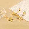 Ocean Series Starfish Stainless Steel Jewelry Set for Women - Fashionable and Creative Earrings Accessories