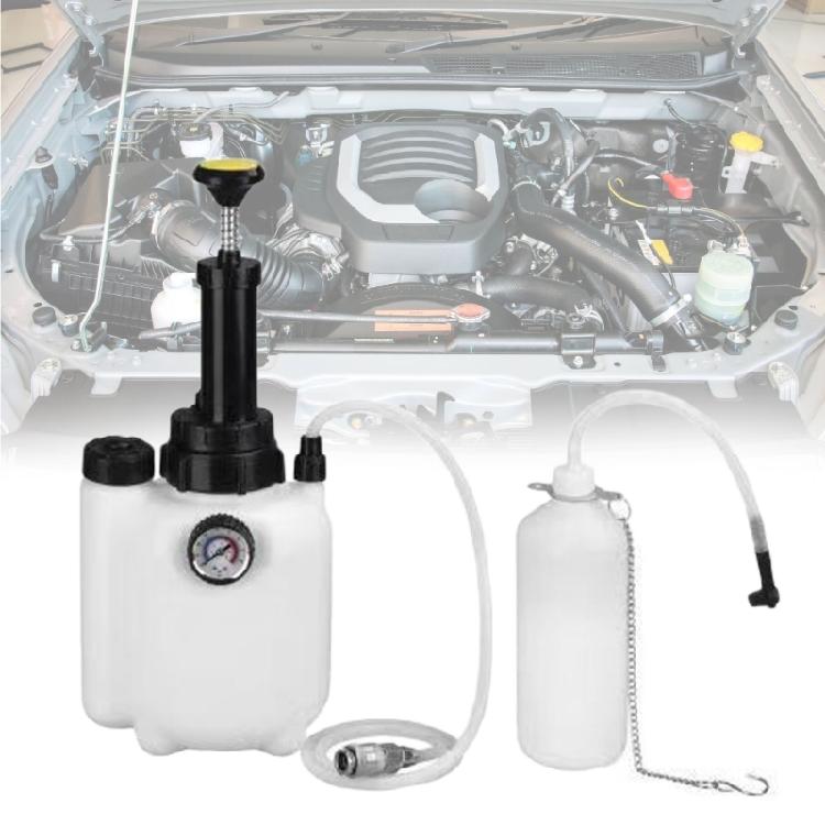 Motorcycle Brake Bleeder 3L Capacity 4 Size Adapters Automatic Suction Tool Brake Oil Service for Garage Maintenance
