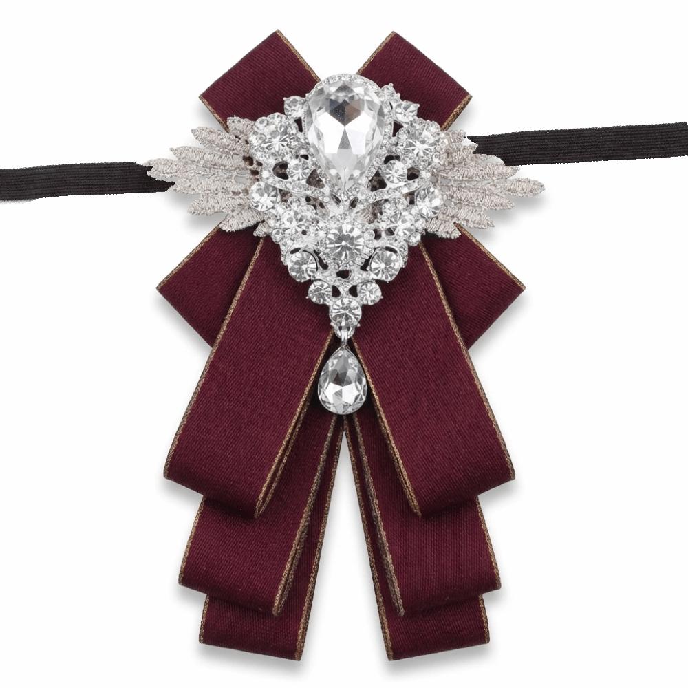 Solid Color Gentleman s Bow Tie British Style Men s Suit Accessory  Wedding абрикосовый/красный