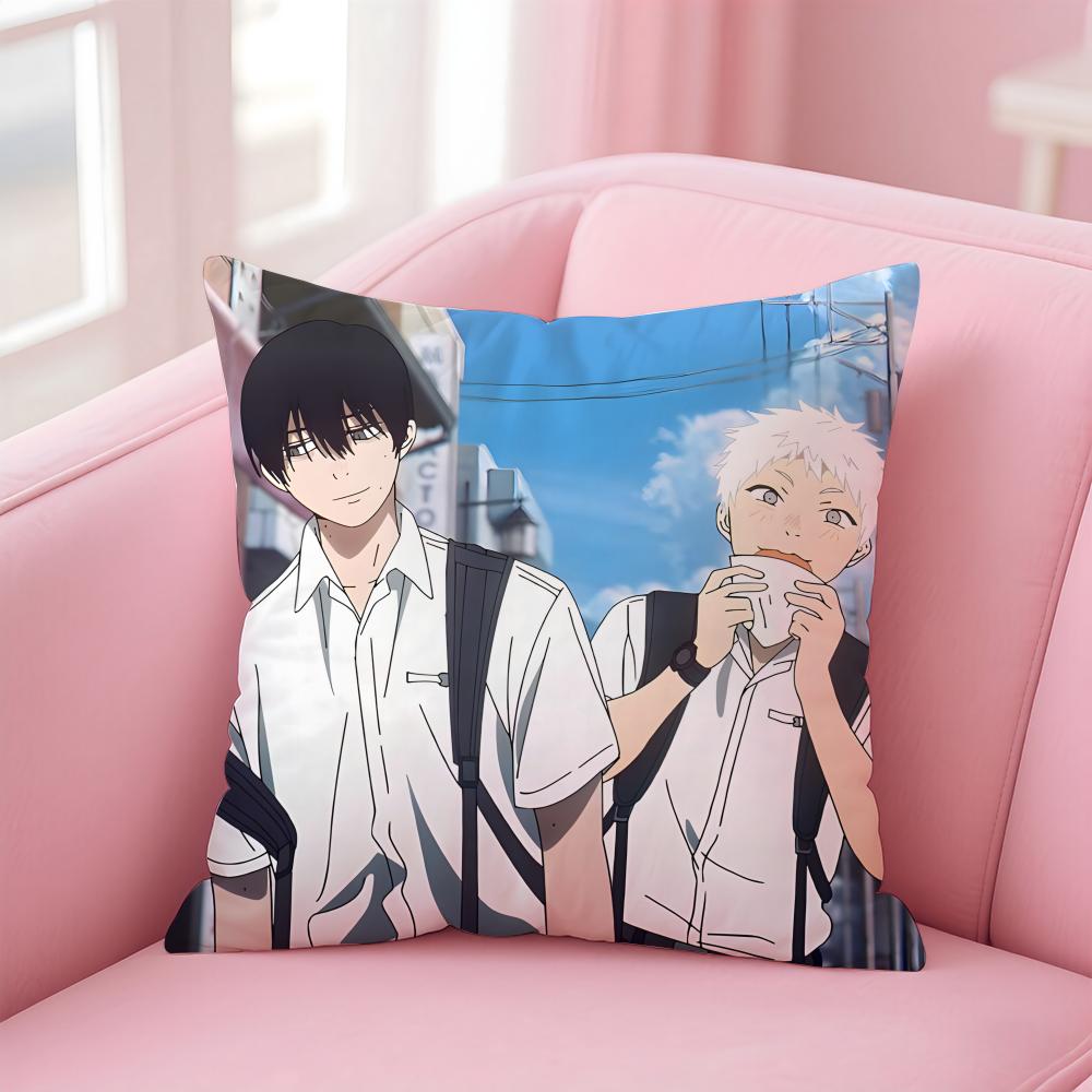 T-The Summer Hikaru Dieds H-Hikaru Y-Yoshiki Cushion Cover Pillowcase Short Plush Invisible Zipper Room Sofa Cushion Cover