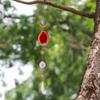 Agate Car Hanging Ornament, Swinging Rear View Mirror Pendant Crystal Car Interior Decorations for Men Women Car Office Room
