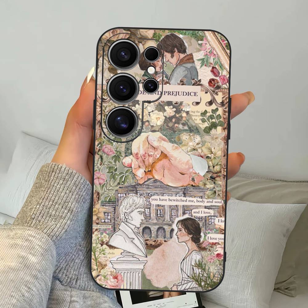 

Чехол для телефона Pride And Prejudice Джейн Остин Для Samsung S 24 Fe 25 Ultra Plus 20 Lite 21 30 22 23 24 22 Ultra 5G Fundas Samsung S24 ULTRA