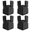 Adjustable Bed Risers 10/5cm Furniture Risers Sofa Table Chair Risers for Furniture Legs Diameter 0.8''–1.4''Lifts Up 20,000 Lbs