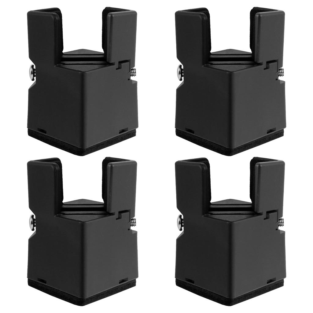 Adjustable Bed Risers 10/5cm Furniture Risers Sofa Table Chair Risers for Furniture Legs Diameter 0.8''–1.4''Lifts Up 20,000 Lbs