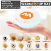 Magnetrührer Heizmatte Tassenunterlage Heiztasse Elektrische Matte Kaffeetablett Teetassenwärmer Tassenbereiter 3 in 1