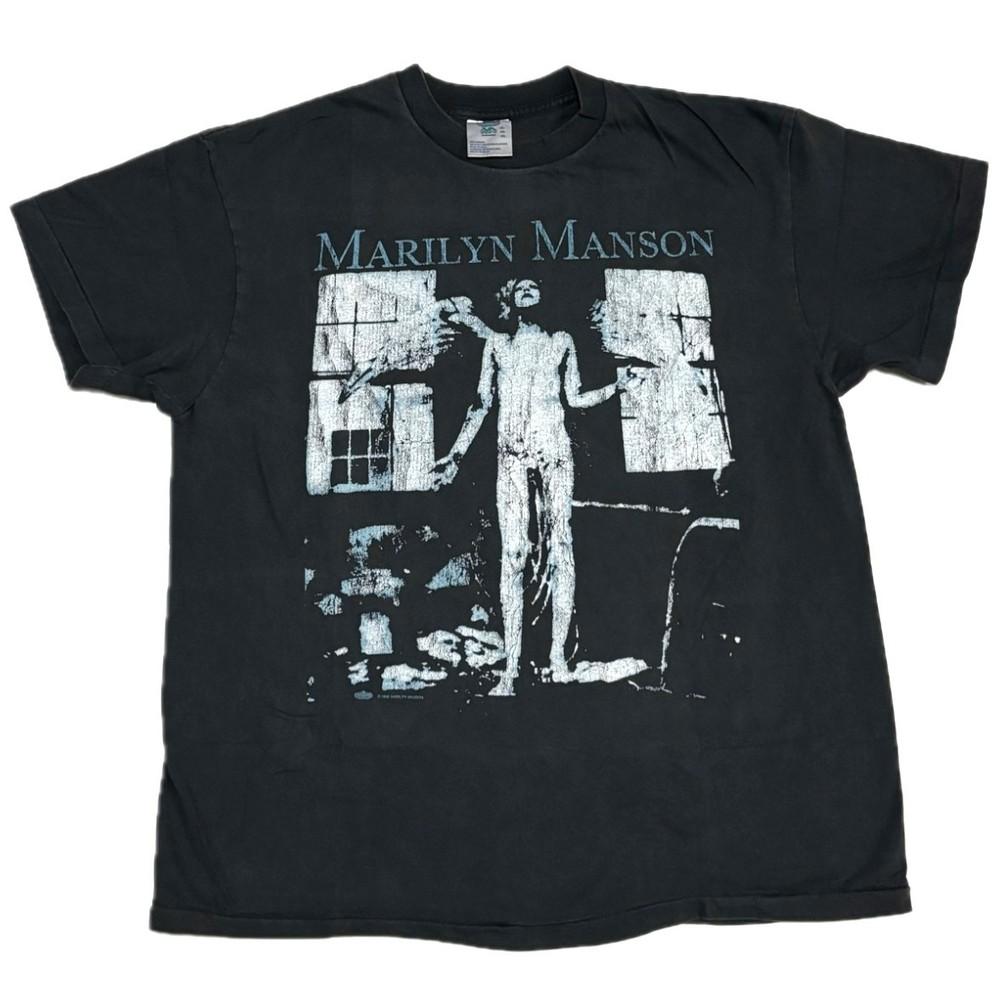 Vintage 1996 Marilyn Manson Antichrist Superstar  Winterland T-Shirt REPRINT