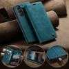 CaseMe Cell Phone Case for Samsung S26 Ultra S25 Edge S24 FE S23 Plus S22 S21 S20 S10 S9 Cover Premium Faux Leather Wallet Case