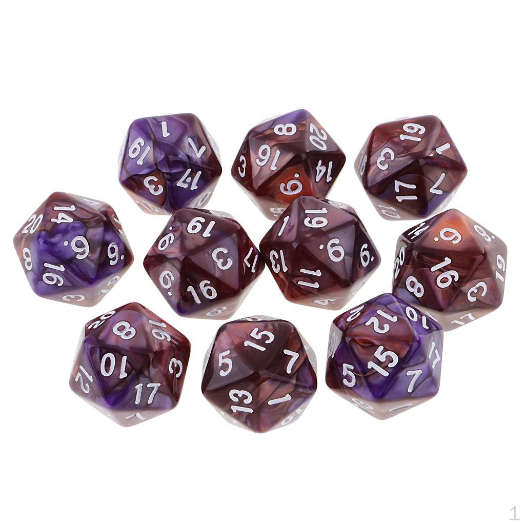 Polyhedral D20 20-Sided for DND RPG