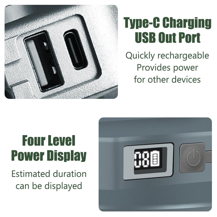 MultiFunctional LED Portable Lantern Super Bright Night Emergency Lighting Torch Outdoor Waterproof Camping Magnetic Tent Light