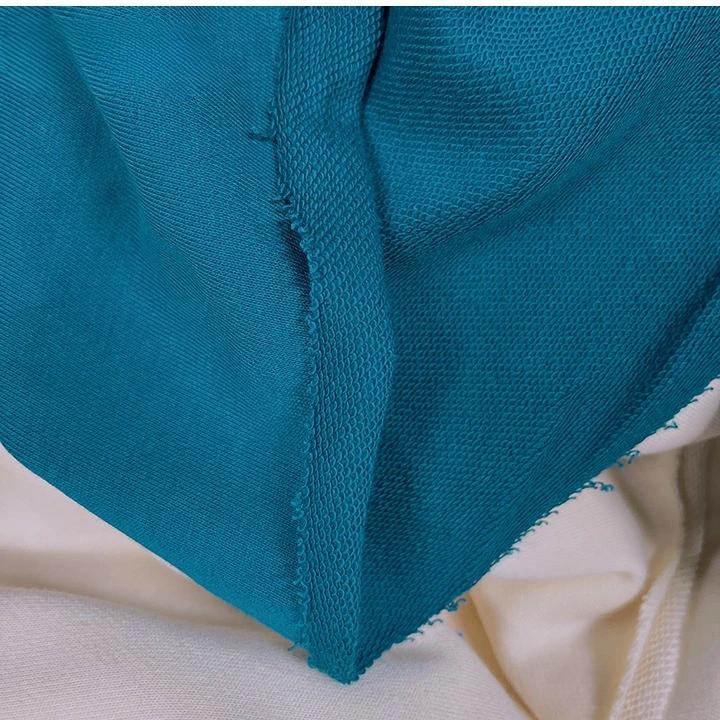 Wide 180cm French Terry Loop Cotton Knitted Fabric Abrasion-Resistant Sweatshirt Sweater Suit Sports Casual Wear Comfortable