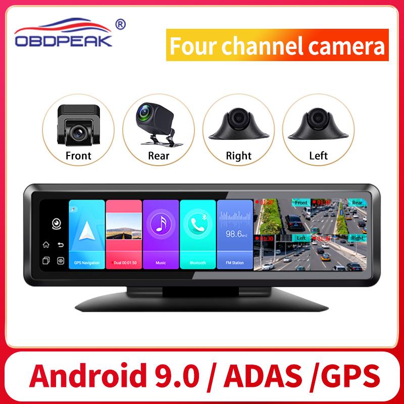 OBDPEAK K900 Car DVR Latest 4G Wifi Android Dash Camera Mirror 360  Panoramic GPS Navigation ADAS Auto video Dash Recorder 1080P Rear Cam –  köpa