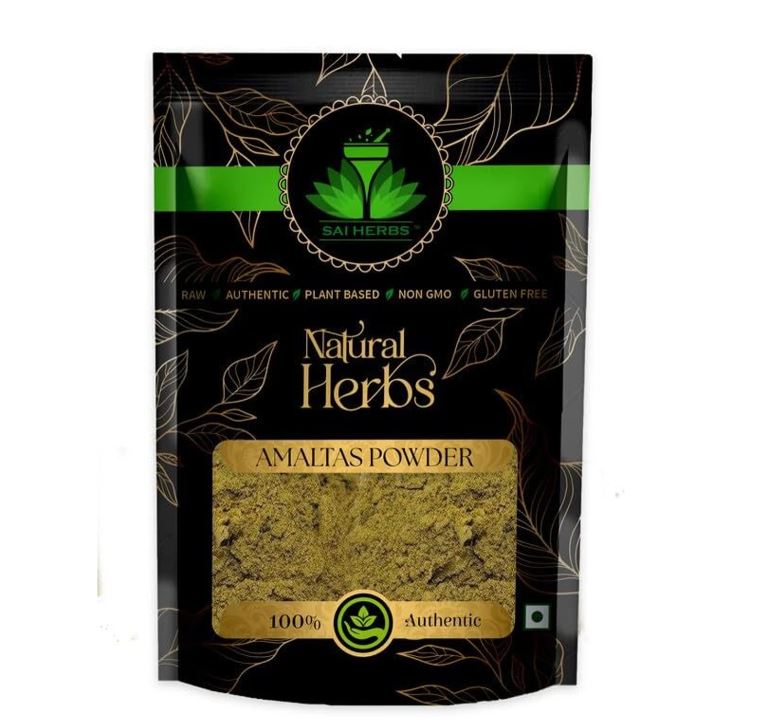 SAI HERBS Amaltas Powder - Amaltash Fali Powder - Cassia Fistula Powder - Pure & Natural (100 g)