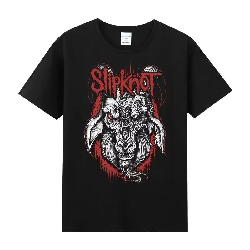 Vintage Slipknots Prepare for Hell Tour Black Women T-shirt Heavy Metal Rock Band Men Women Hip Hop Aesthetic Graphic Tshirt Y2k