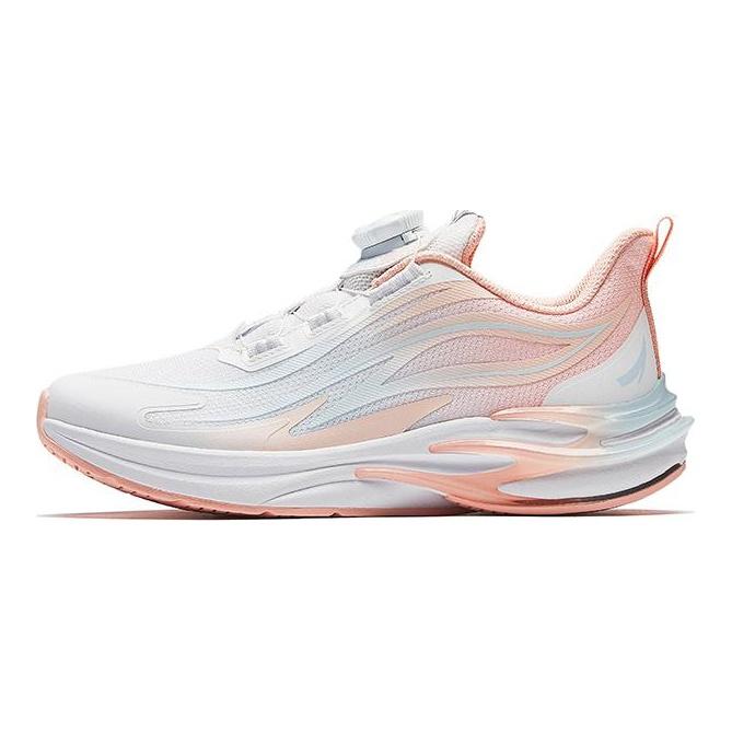 Anta Childrens Red Flame 5.0 Fabric Trendy Fashion Fitness Test Shock Absorption Wear-Resistant Low-Top Childrens Running Shoes 322515503-2