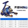Metal Construction Ice Fishing Reels Mini Size High Speed Fishing Spinning Reel Portable Use Right Left Hand