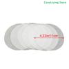 100 Pièces 11CM Rond Hamburger Pression Viande Papier Papier Absorbeur d'Huile Feuille pour Four Grill Papier de Séparation pour Galettes Outils de Cuisine