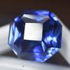 Natural Blue Tanzanite Loose Gemstone 8.15 Ct Square Cut for Jewelry Making and Gem Collections