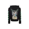 OFF WHITE Golden Ratio Graphic Zip Up Hoodie OMBE001R20E300141088