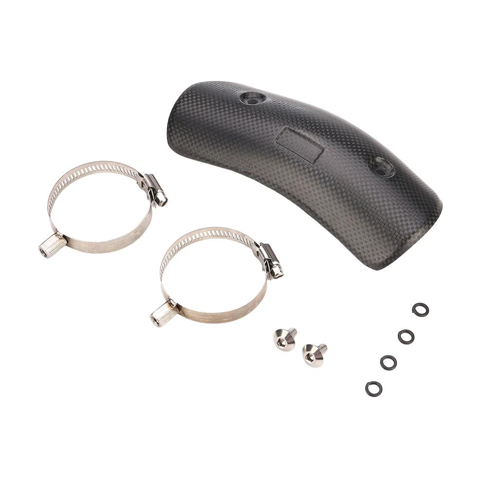 For BMW S1000RR S1000XR Exhaust Middle Link Pipe Guard S 1000 RR XR Motorcycle Carbon Fiber Anti-Scalding Shell Protector Parts Carbon Fiber