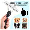 Dog Grooming Comb For Large Dogs With Detangling And Hair Removal Features