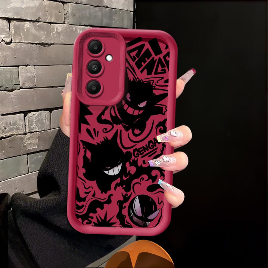 Case for Samsung Galaxy A14 A04 A17 A16 A06 A11 A13 A30 A15 A05 A20 A12 A07 A50 Phone Cover Pokemon Cool Gengar
