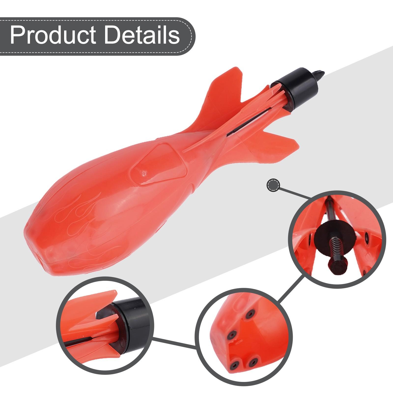 

Держатель для приманки Поплавок Держатель для приманки Гранулированная ракета Кормушка оранжевый