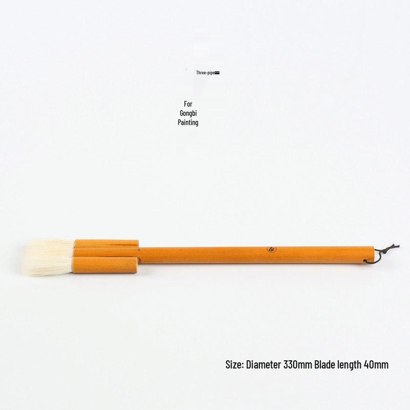 

Ink Wash Clear Lotus Calligraphy Brush - Soft Sheep Wool for Fine Brush Painting and Chinese Rendering.