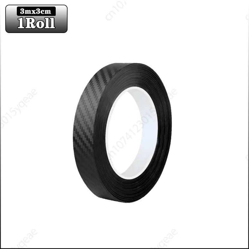 

3м автомобильные 3D наклейки из углеродного волокна, защита порога от ступенек, багажника, бампера, бокового зеркала, антицарапающая лента, автомобильные наклейки