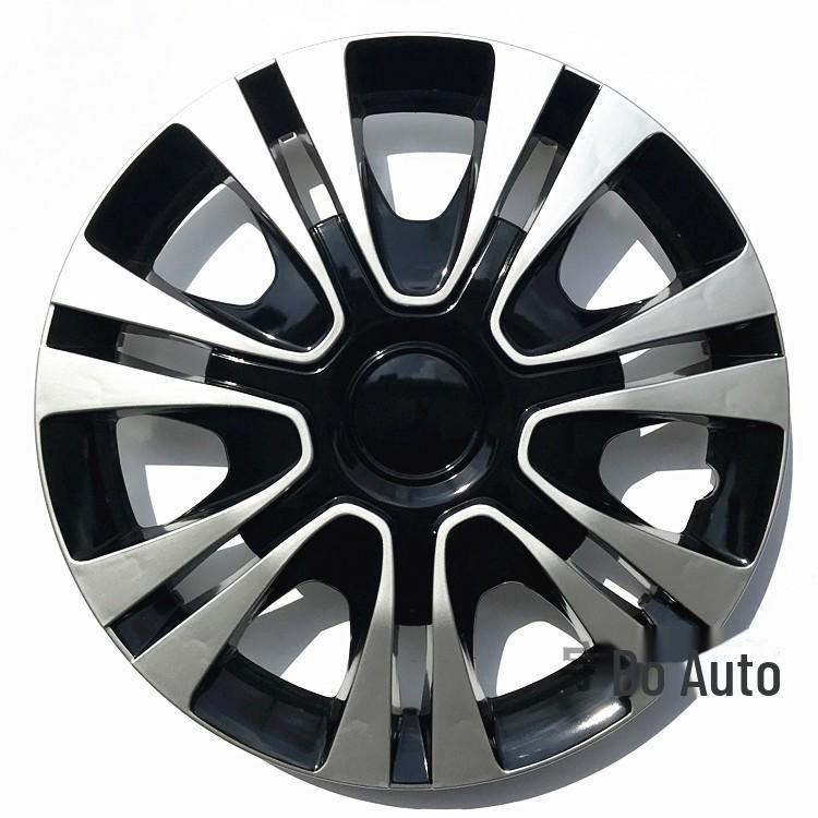Car Wheel Hub Cover with Iron Steel Ring and Plastic Decorative Cover In Various Sizes 12-17 Inches.
