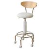 Cybercom Bar Counter Chair with 2-Way Casters, White, CB-388(W)