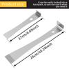 4Pcs 3 In 1 Scraper Stainless Steel Woodworking Crowbar Flat Head Raising Remover Net Face Honey Cutter Flat Pry Bar Hand Tools