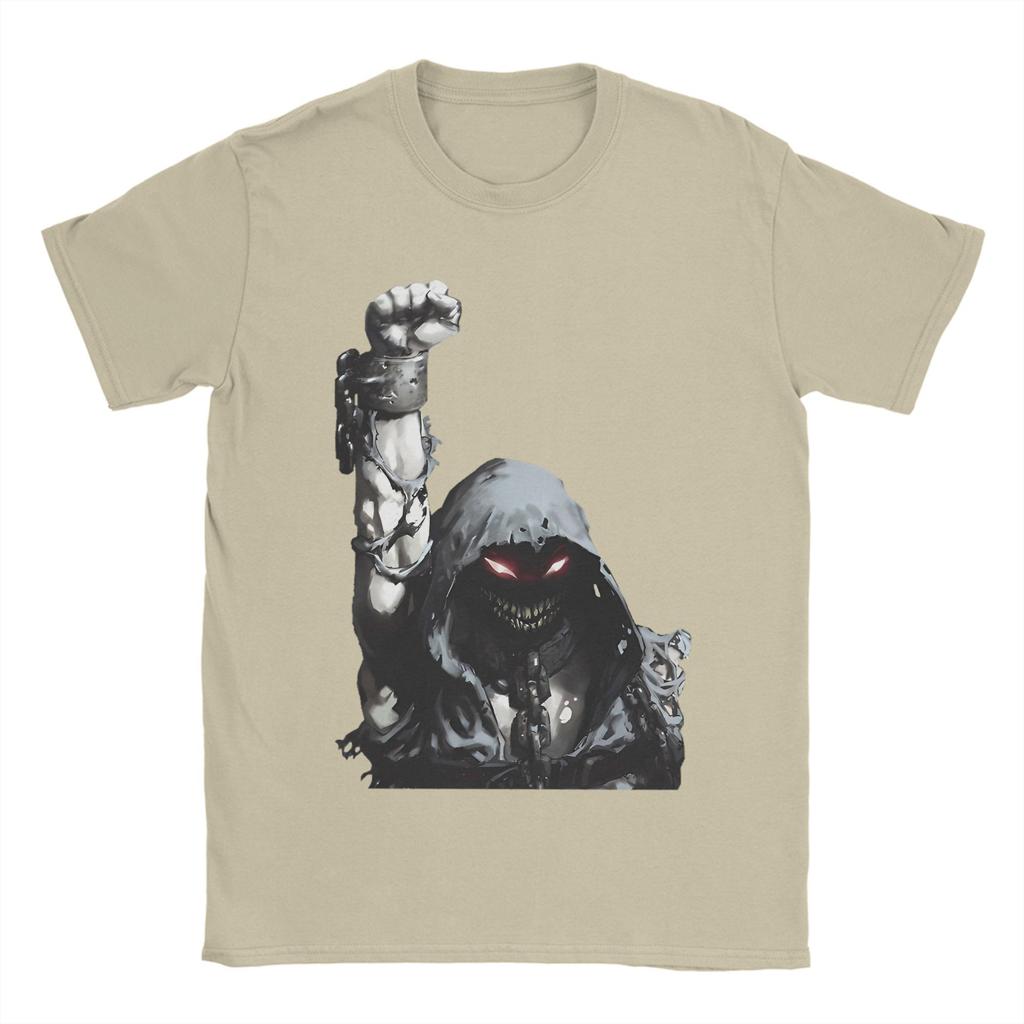 Men T-Shirts Manacle Disturbed Band Vintage 100% Cotton Tees Short Sleeve  T Shirts Crew Neck Clothes 6XL