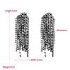 Women's Alloy Crystal Drop Earrings Simple High Quality Tassels Light Luxury Earrings
