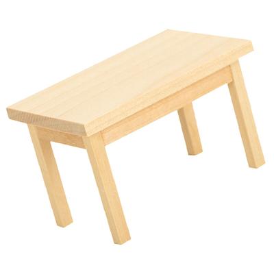 Mini domček pre bábiky Drevený stôl Domáca dekorácia Miniatúrny nábytok Príslušenstvo Miniatúry