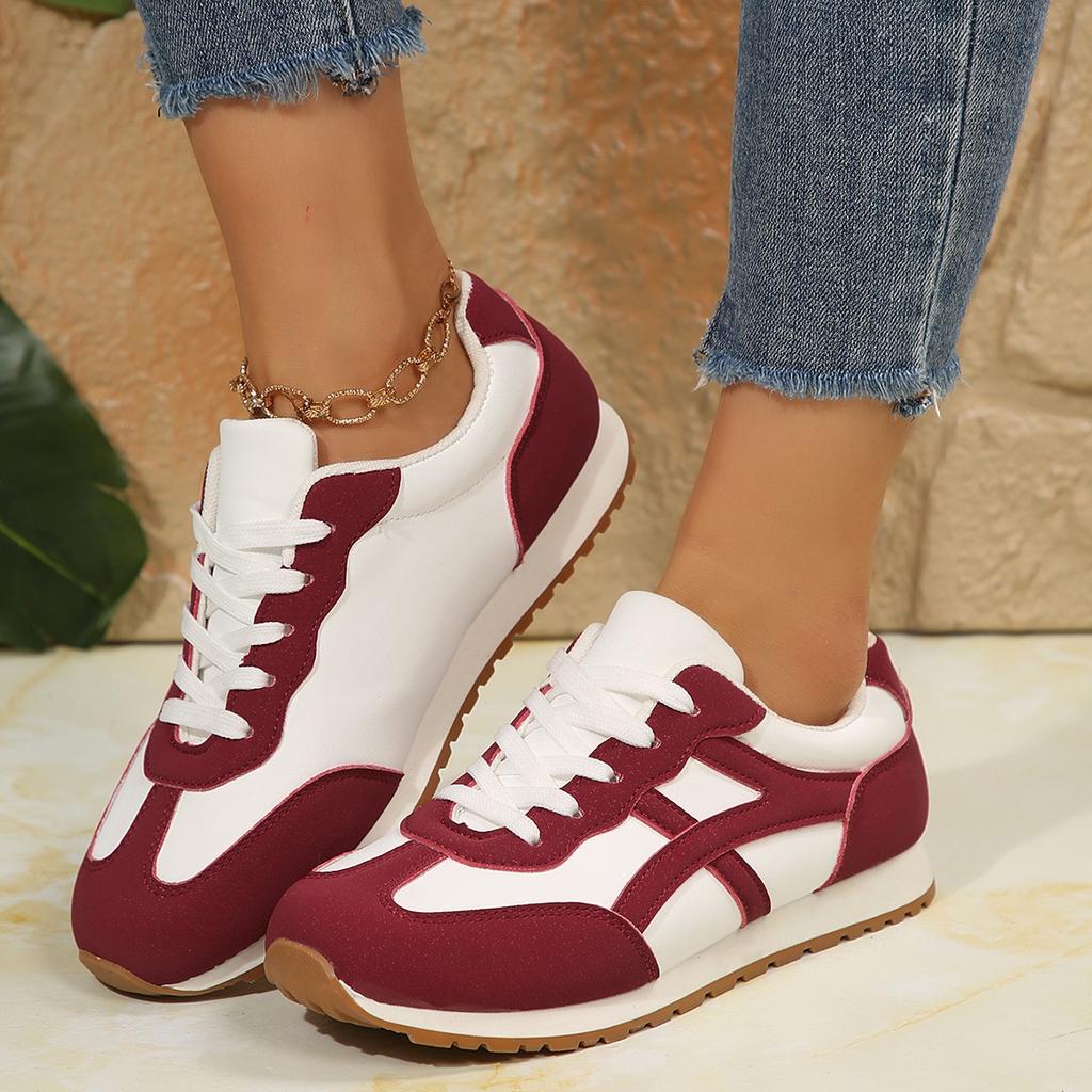 Damen Sneaker Mode Lässig Flache Vulkanisierte Schuhe Damen Outdoor Walking Sneaker Damen Bequeme Klassische Designerschuhe