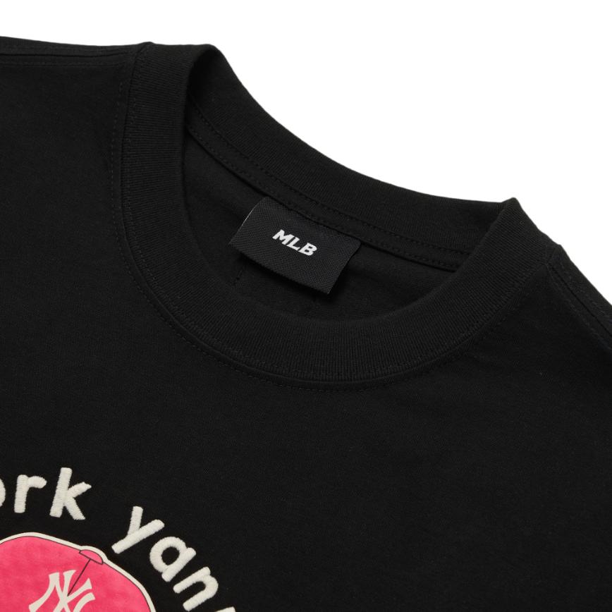 New MLB Mega Bear Overfit T Shirts Unisex Black 3ATSE0124-50BKS