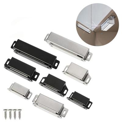 Magnetic Door Catch Strong Heavy Duty Cupboard Magnets Kitchen Cabinet Catches Magnet Latches Stainless Steel For Door Cupboard