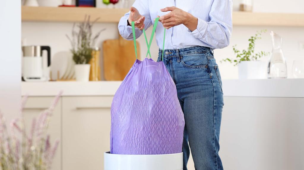Lavender Garbage Bags Magnum Flex & Strong - Jan Niezbędny 60L / 8 Pcs
