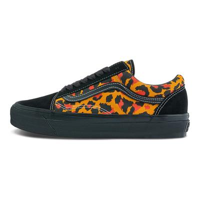 Old Skool 36 Oranžové Leopardie Unisex Tenisky Čierne VN000D56BKA