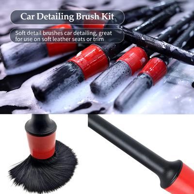 14PCS Auto Detailing Borstel Kit Set 5 Detail Borstel 3 Boormachine Borstels 2 Autowas Spons Ventilatieopening Borstel