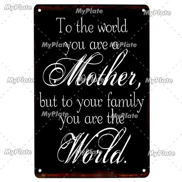 [MyPlate] LOVE Metal Sign Vintage Plaque Tin Sign Plate Wall Decor For Bar Club Man Cave Art Painting Gift