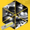 10pcs Universal Car Interior Dome Lighting Lamp Car License Plate Light Bulb Car T10 2835 Reading Light Auto Light Accessories