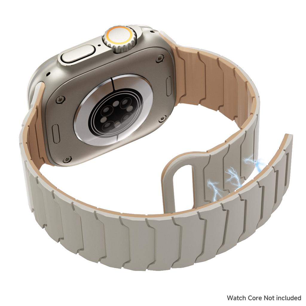 Silicone Magnetic Strap for Apple Watch Band Ultra 3 49mm Series 11 46mm 9/8/7 45 41mm Sport Bracelet IWatch 6 5 4 SE3 44mm 40mm