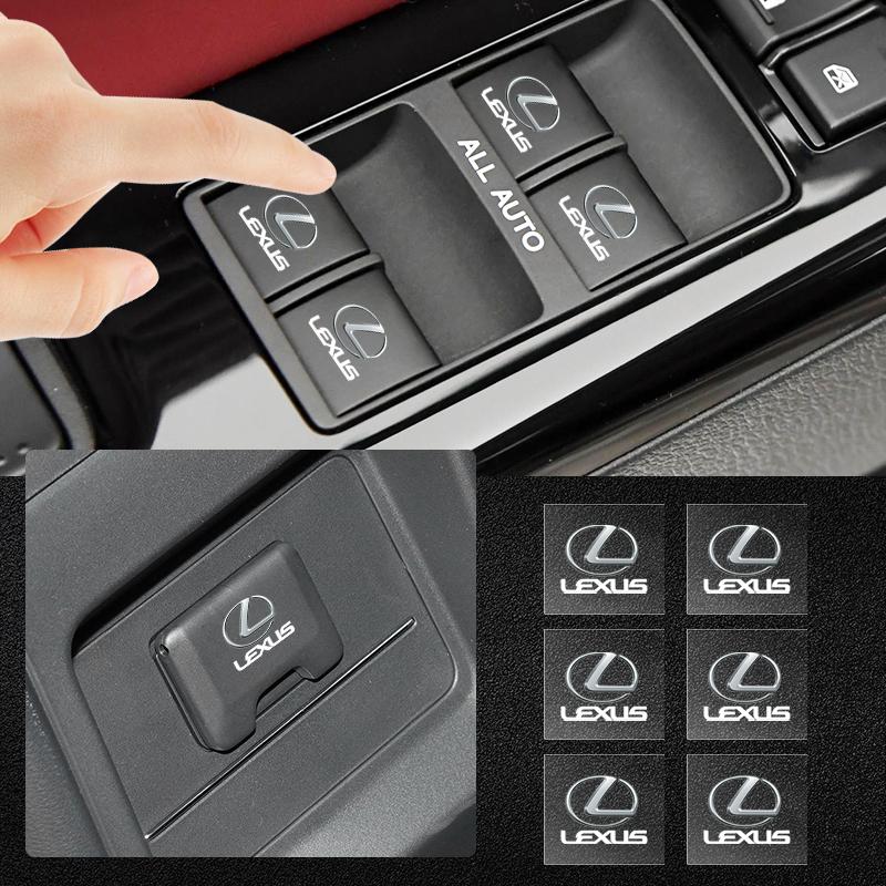 BHR4 1/2/5/10Pcs Car Rearview Mirror Door Handle Decoration Sticker For Lexus IS250 IS200 CT200h GS300 LS430 RX450h LX570 IS300