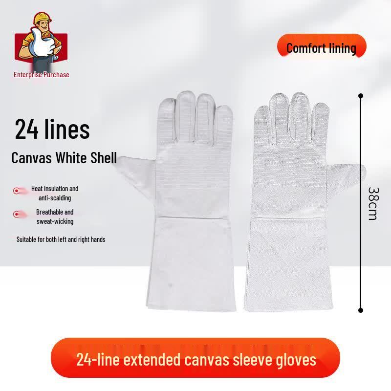 Durable Canvas Work Gloves